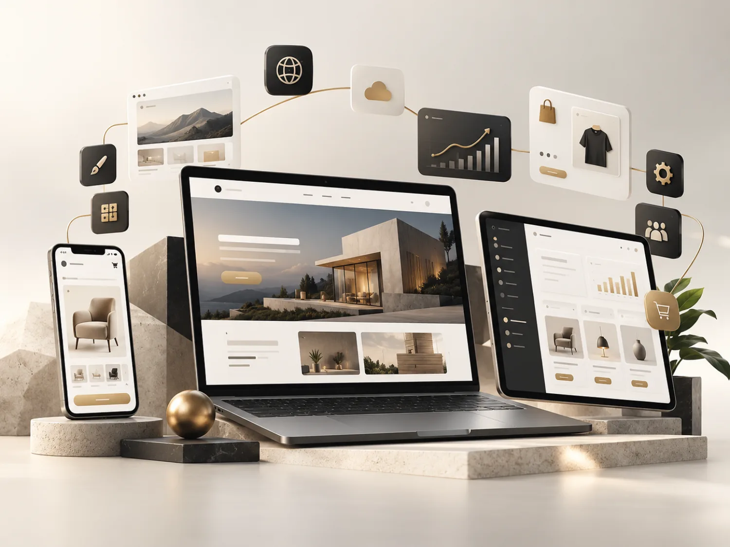Construire — Donner une forme digitale à votre activité.